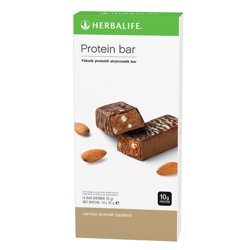 Protein Bar Vanilya Aromalı Bademli 14'lü paket